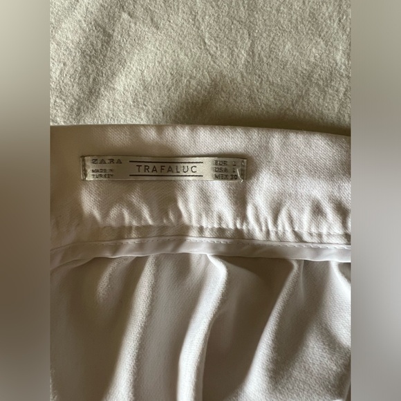 Zara High Waisted White Skirt - Picture 4 of 4